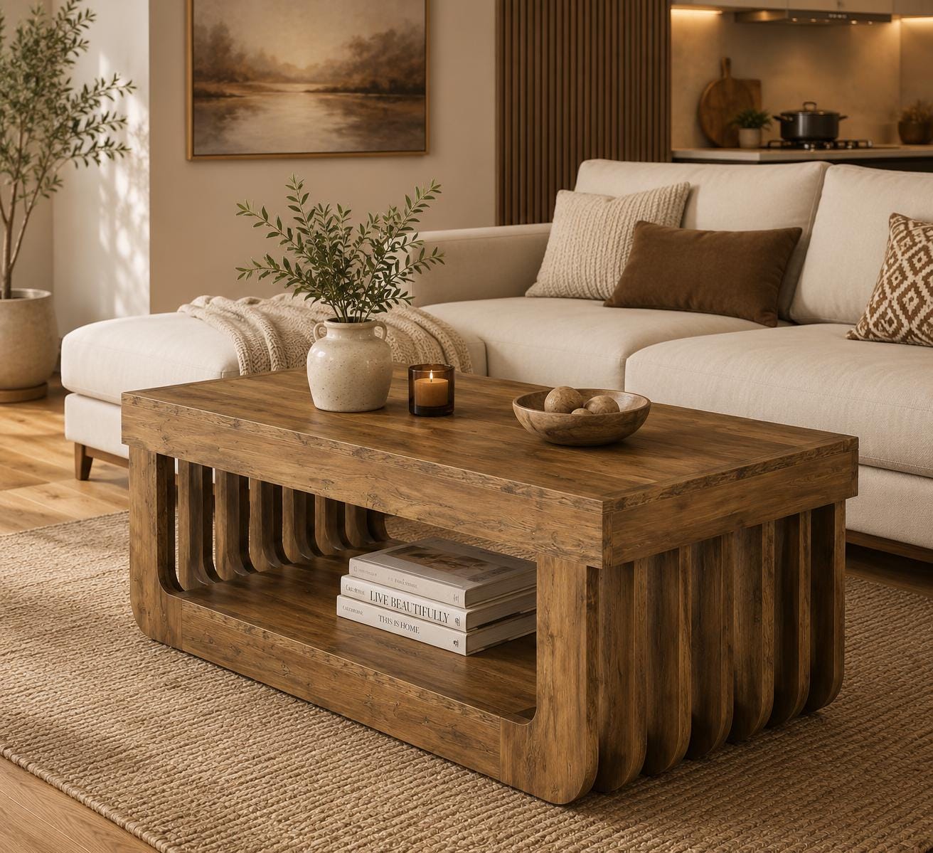 Couchtisch holz viereckig