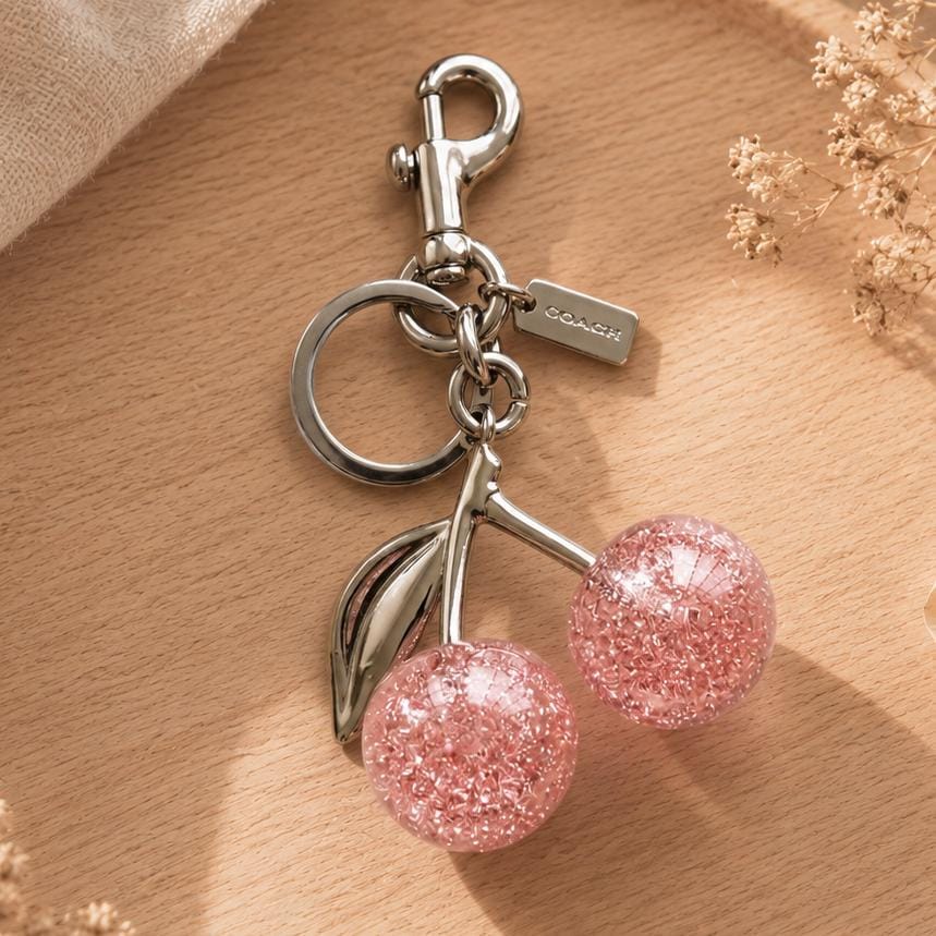 Coach Cherry Charm Silver - Etsy