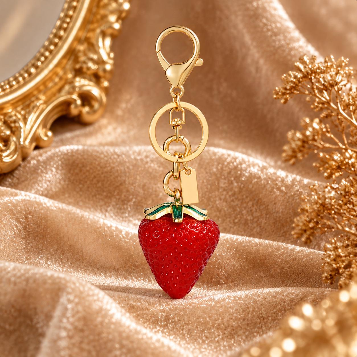 Strawberry Coach Charm - Etsy