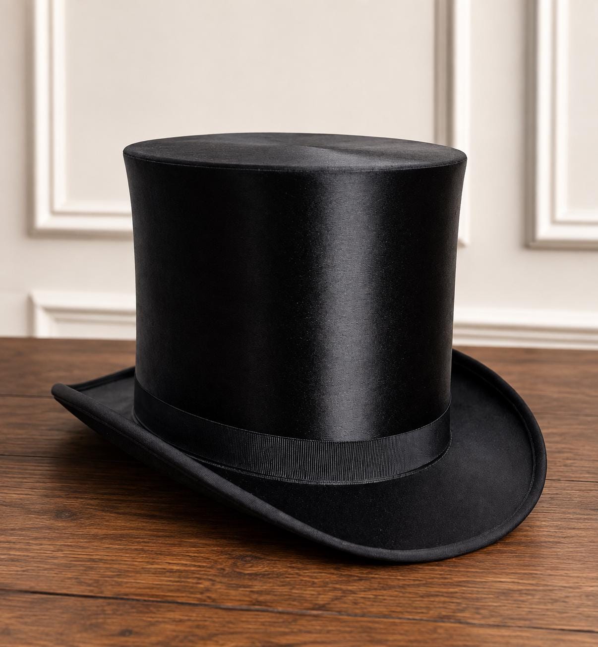 Handmade Silk Top Hat for Men & Women Vintage Victorian Formal Hat Elegant Steampunk Costume Top Hat Gothic Wedding Party Hat Custom Made