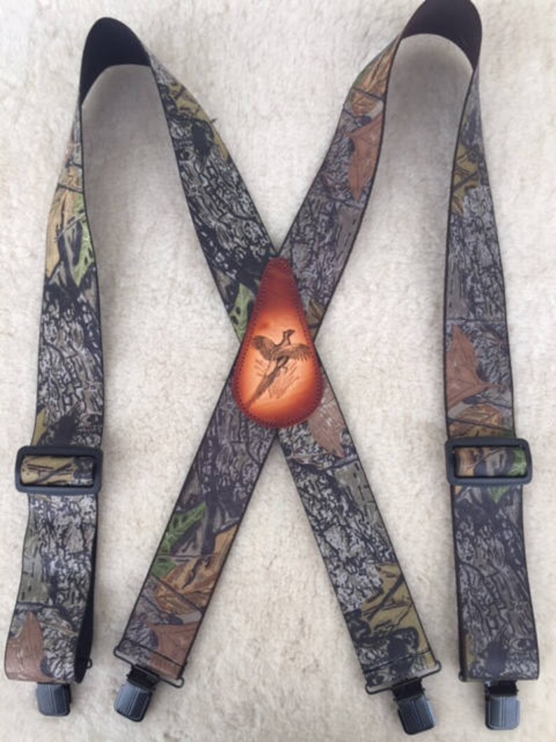 Suspenders Pheasant Camo Hunting Mossy Oak Breakup Etsy