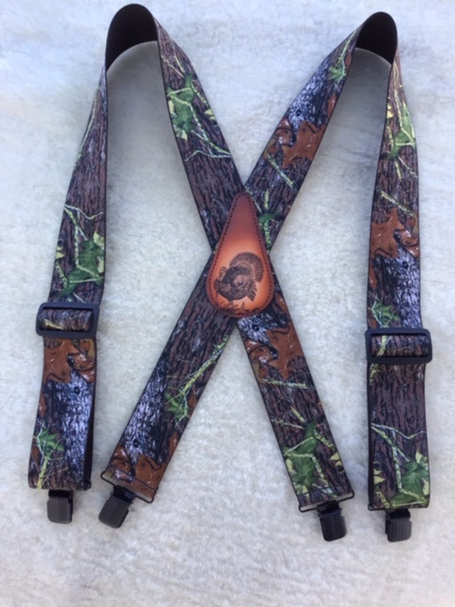 Suspenders Turkey Camo Hunting Mossy Oak Breakup Etsy