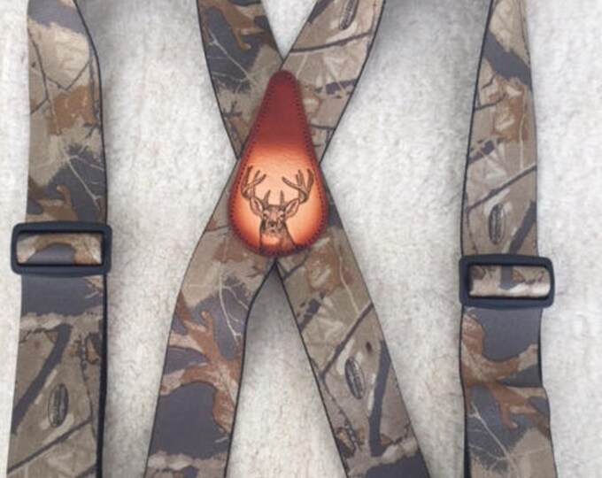 Suspender Camo Deer Hunting Realtree Hardwoods Etsy