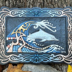 Sogno del delfino - Carta da parati - Acqua - Focena - Arte murale - Vita marina