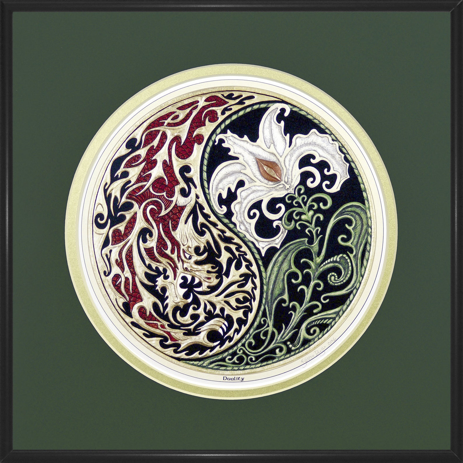 Duality - Framed Digital Art Print 12