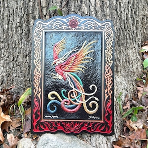 Phoenix Rising - Cast Paper - Fantasy art