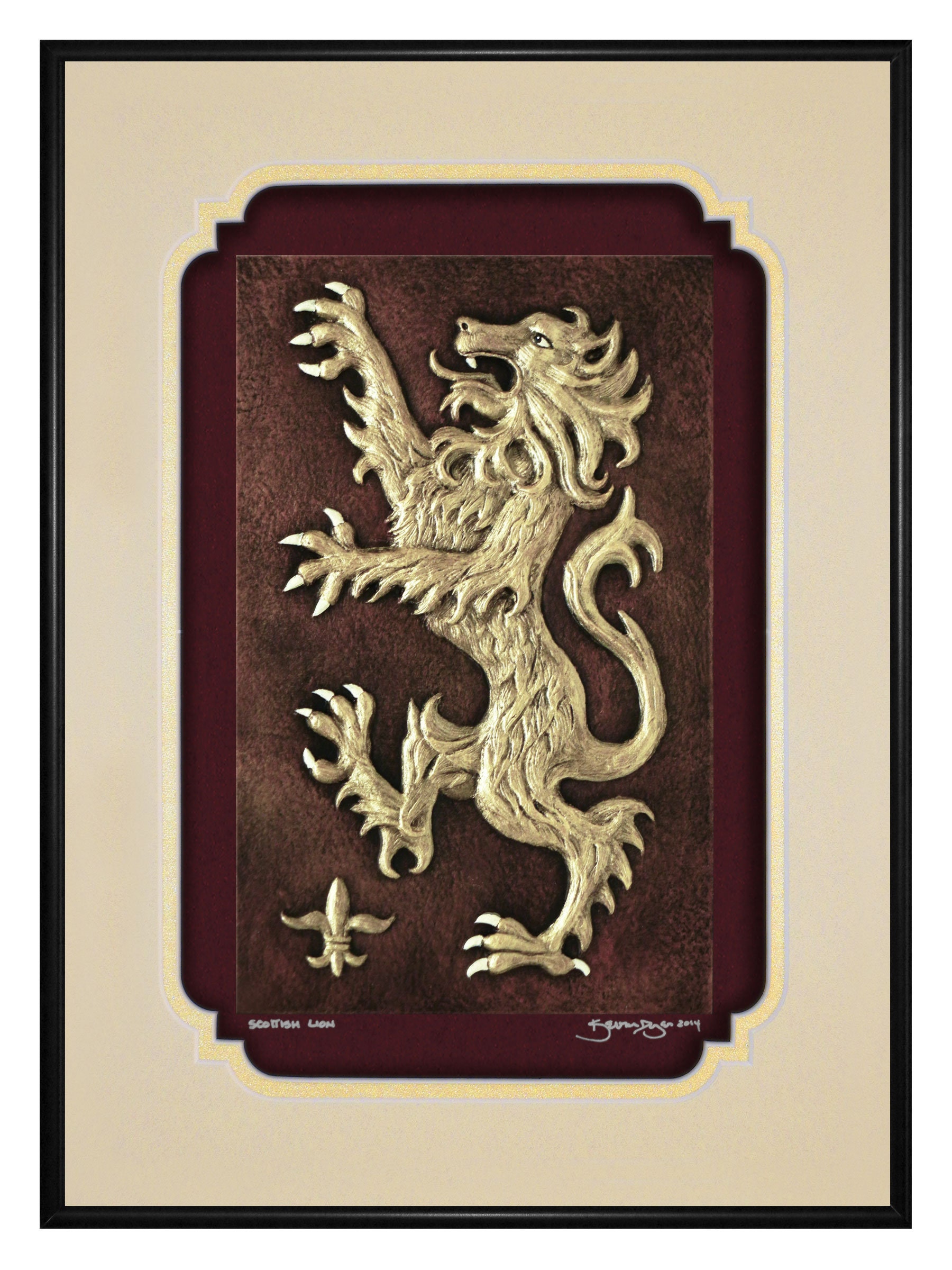 Scottish Lion - Cast Paper