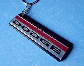 Sleutelhanger voor de achterklep van een Dodge uit 1990