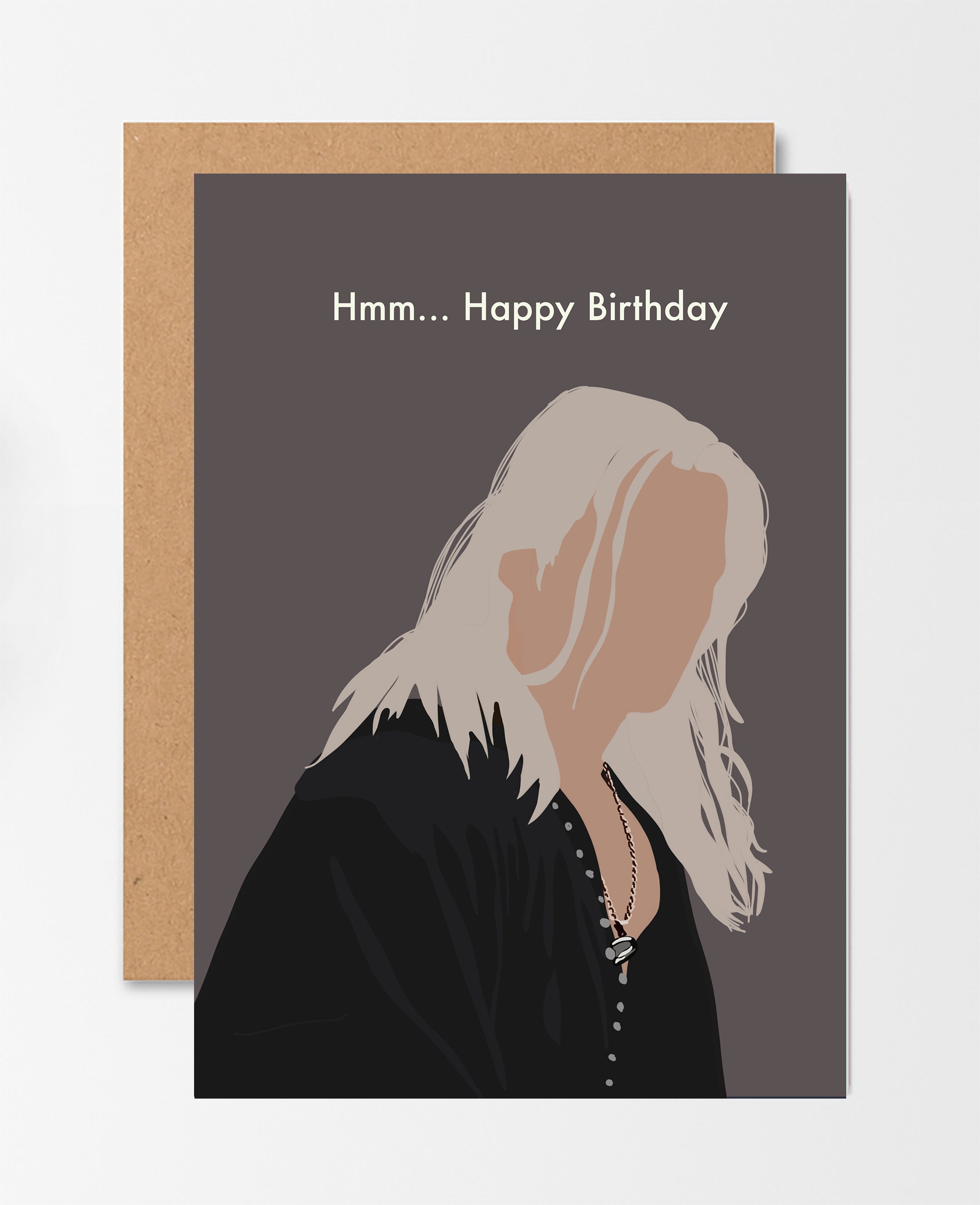 The Witcher Hmm... Happy Birthday Geralt of Rivia Card the - Etsy
