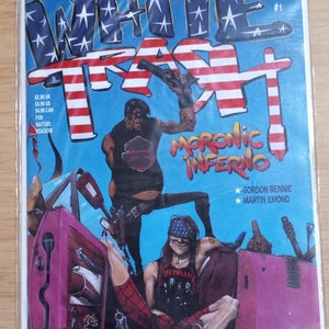WHITE TRASH  Comic 1 And 2 Like New