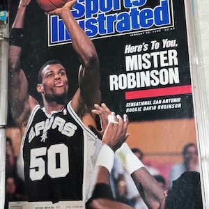 Three Sports Illustrated Michael Jordan David Robinson Will Clark