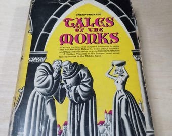 Tales of the Monks 1947 Hardcover Manuel Komroff  Editor Published by Tudor Publishing