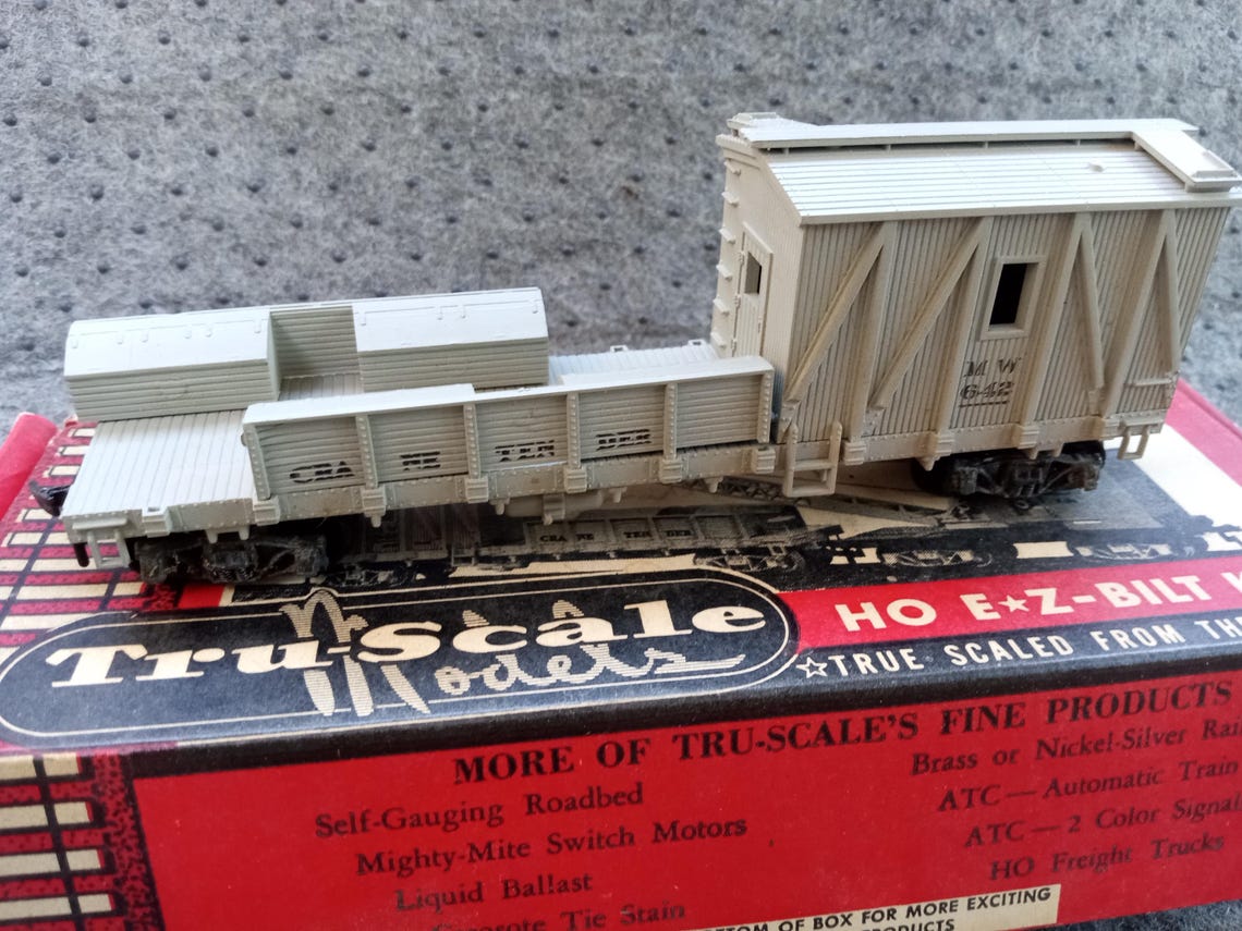 Tru-scale Models - Maintenance of Way 642 Crane Tender Car - in ...