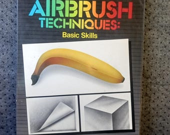 Airbrush Techniques: Basic Skills Workbook 1 (North Light Graphic Workbooks) Like New