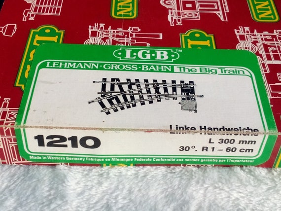 LGB G 12100 Manual Switch, Left, R1 – Euro Model Trains