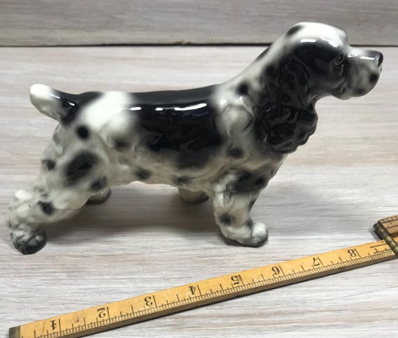 コッカースパニエルの磁器の置物犬、大型犬のコレクション - Etsy 日本