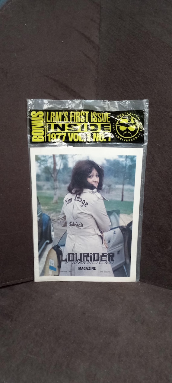 First Ridde / Rider Kiaha /‘1977 SEALED品 LOWRIDER MAGAZINE First Edition Reprint 1977 1ST ISSUE RARE