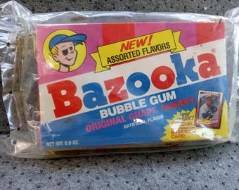 Raro NIB KEN GRIFFEY Jr. 1990 Topps Bazooka Nuovi gusti assortiti sigillati