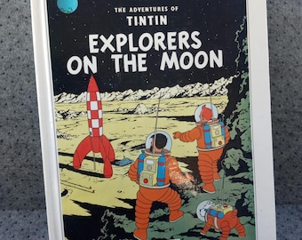 POP UP! Tintin Explorers on the Moon Herge Little Brown 1992