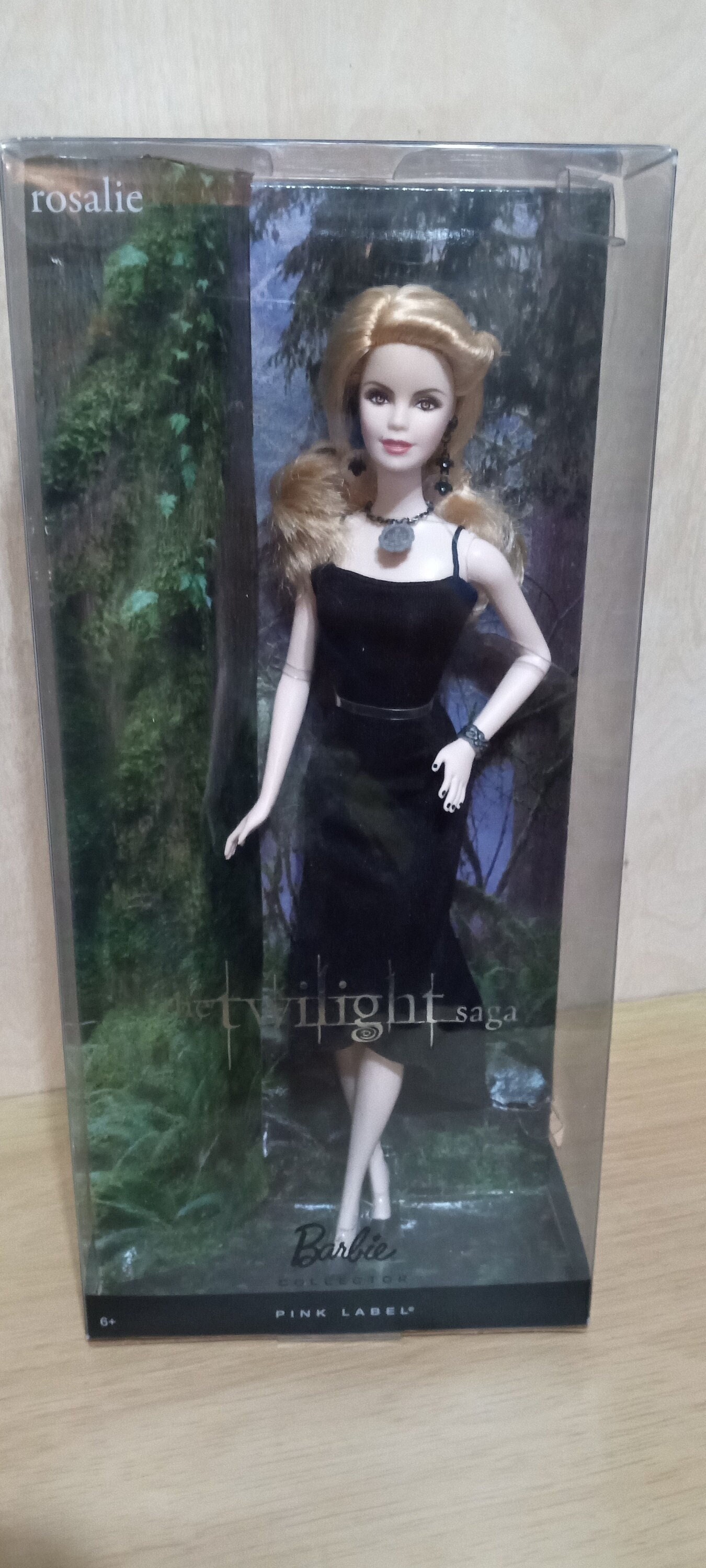 Twilight Saga Rosalie Barbie Collector Doll Pink Label New in Box 