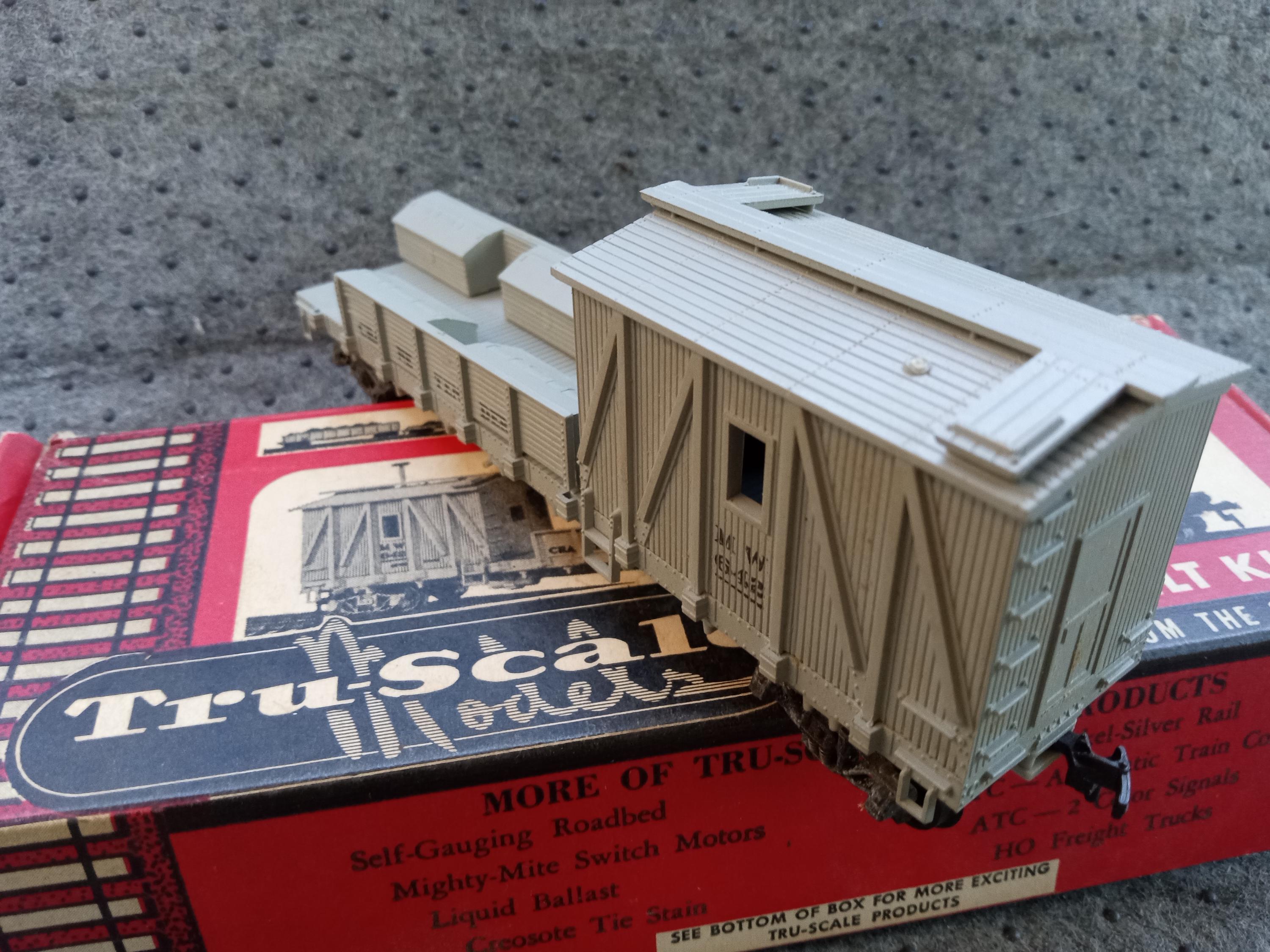Tru-scale Models - Maintenance of Way 642 Crane Tender Car - in ...