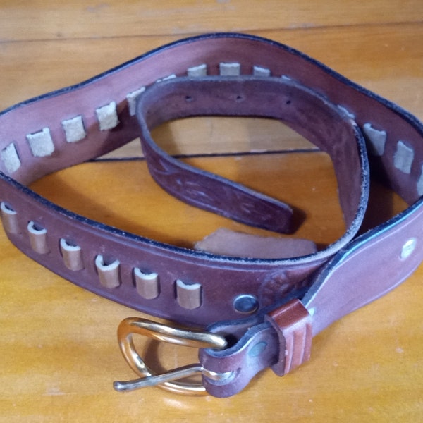 Black Sheep Leather Belt 35 Inches Long