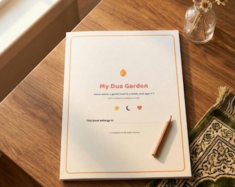 My Dua Garden: Islamic Parenting Guide & Kids Activity Book (Ages 1-7) (Digital Download)