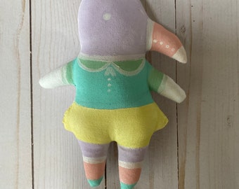 Pastel Goth Doll | Plague Doctor plush | Pandemic Doll | Middle Ages Themed Doll | Creepy Cute Softie
