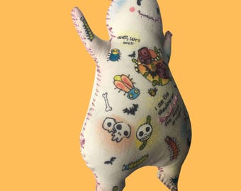 Muñeco artístico Oogie Boogie / Personaje de Pesadilla antes de Navidad / Pintado a mano