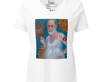 Women’s V-Neck Freud T-Shirt