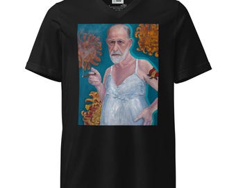 Unisex Freud V-Ausschnitt T-Shirt