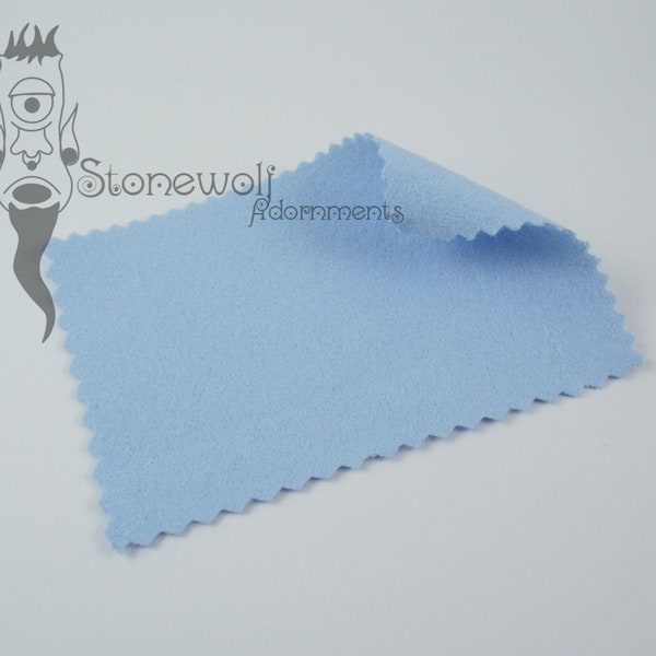 Blue Sunshine Soft Polishing Cloth- Suitable for Metal, Glass, Mirror; Keep Jewellery Looking Bright