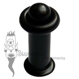 Custom Handmade Delrin Labret Half Sizes with Choice of Length for Stretched Lip Piercings