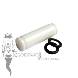 PTFE Non-Flared Plug with Grooves & O-Rings Custom Made to Order