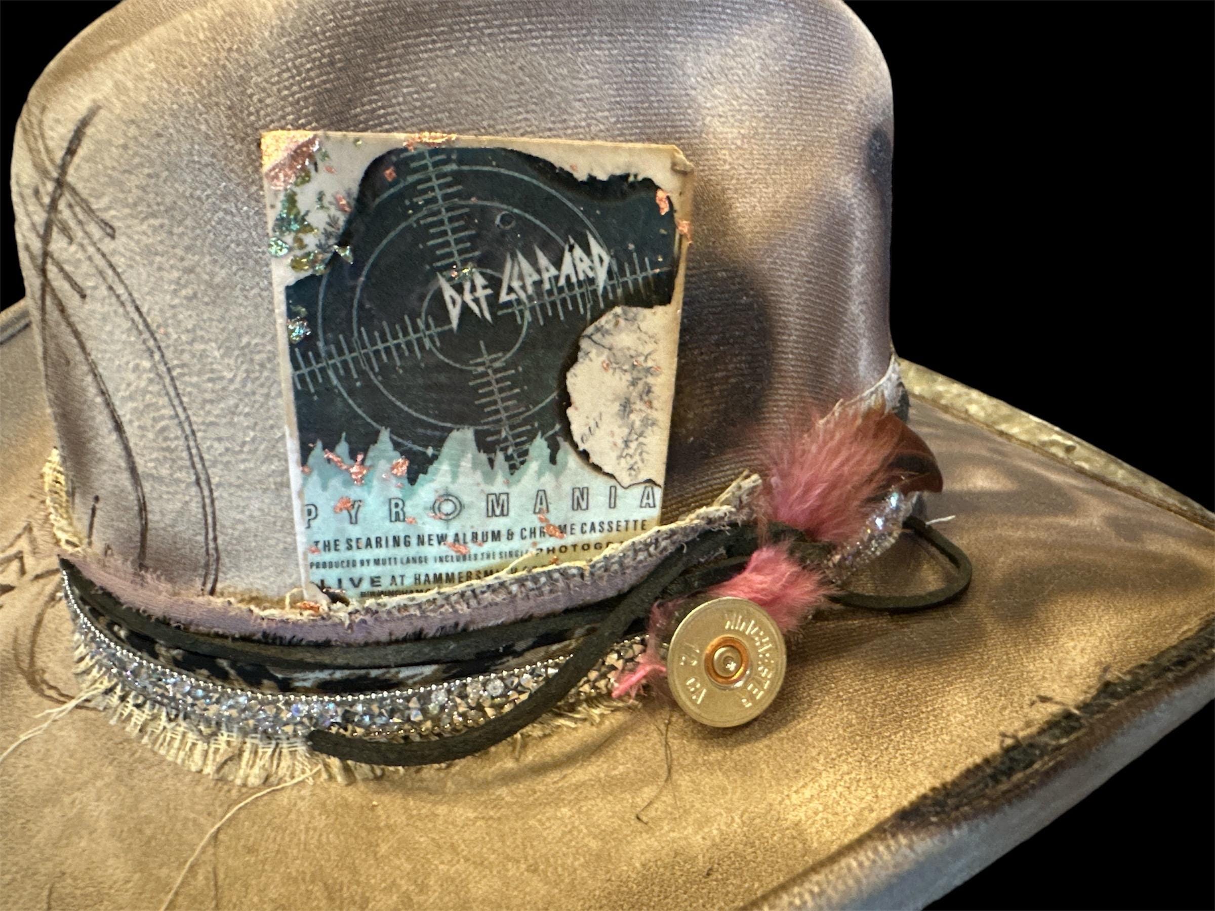 Def Leppard Concert Hat Def Leppard Inspired Concert Festival Hat - Etsy main image 4