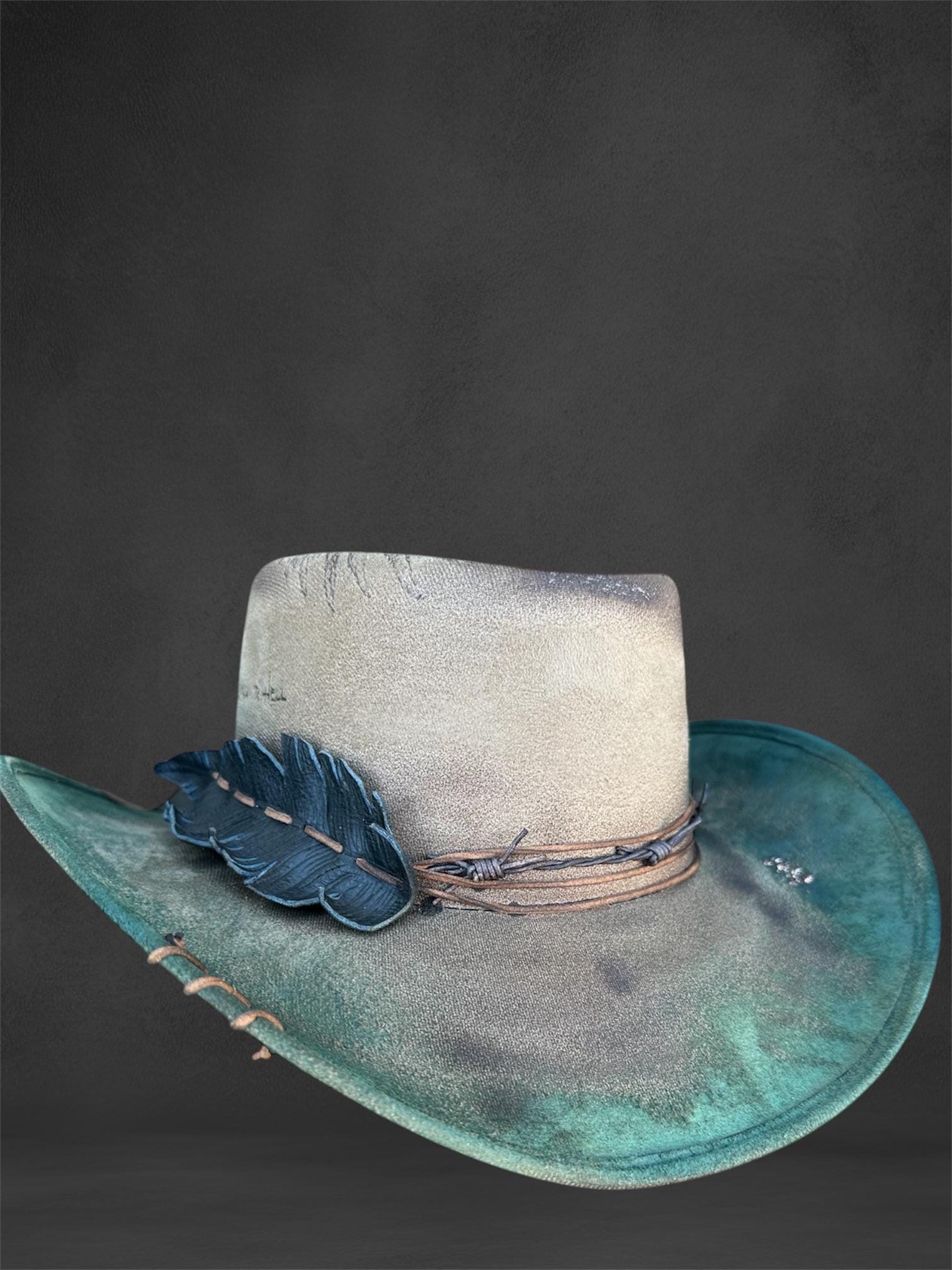 Jelly Roll inspired custom western concert festival hat Jellyroll Inspo Custom Western Festival Rodeo Hat. - Etsy main image 2