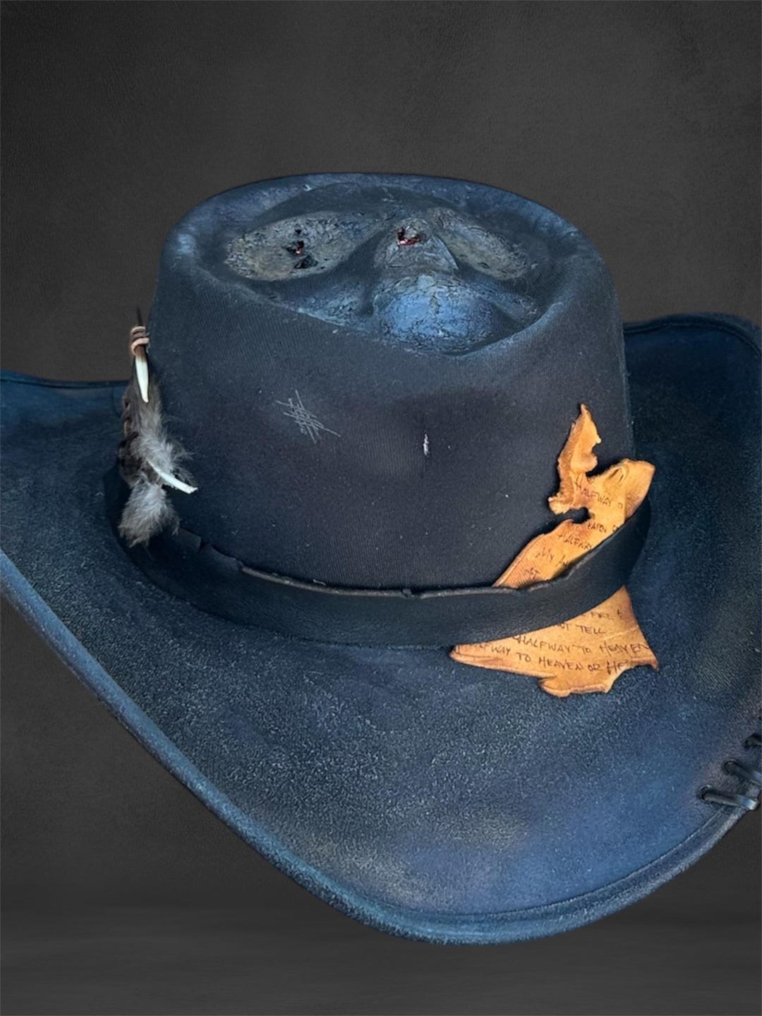 Jelly Roll inspired custom western concert festival hat Jellyroll Inspo Custom Western Festival Rodeo Hat. - Etsy main image 3