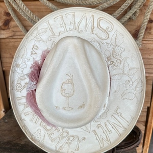 Chris Stapleton inspired Hand Designed Fedora. Western hat.
