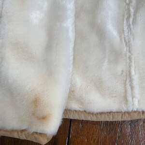 Vintage J.Percy Marvin Richards Brown Suede Leather Faux Fur Jacket Coat Women L image 6