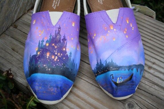 Fairytale Hand Painted TOMS Shoes | Etsy
