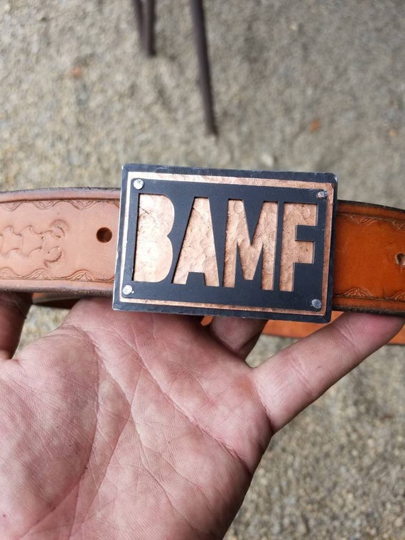 bamf belt buckle