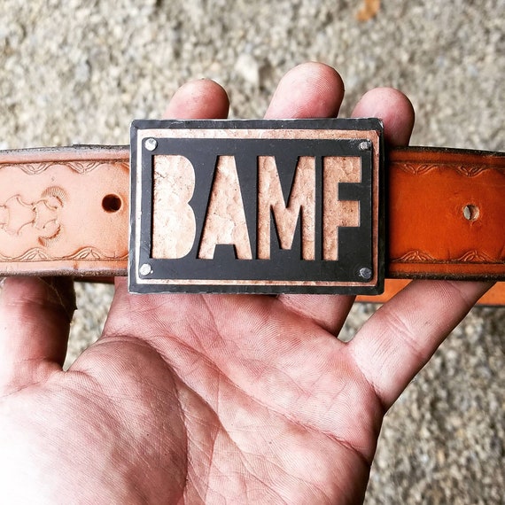bamf belt buckle