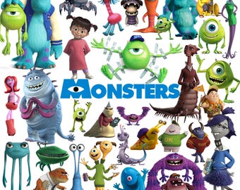 Monsters Inc PNG Bundle | Monsters Inc Clipart | Monsters Inc PNG Images | Cartoon PNG | Digital Download