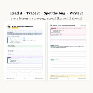 Python Project Workbook for Beginners, Book 2: Build a Cafe Till Program, 14 Lessons, 64 Exercises, Answer Key, Printable PDF image 3