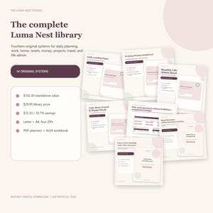 Ultimate Printable Planner Bundle | Work, Home and Life Admin