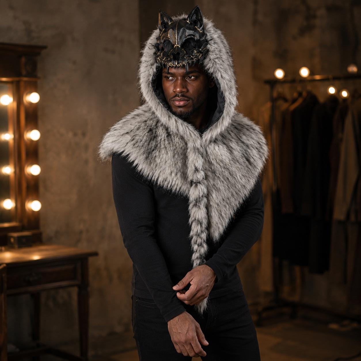 Wolf Fur Cloak - Etsy