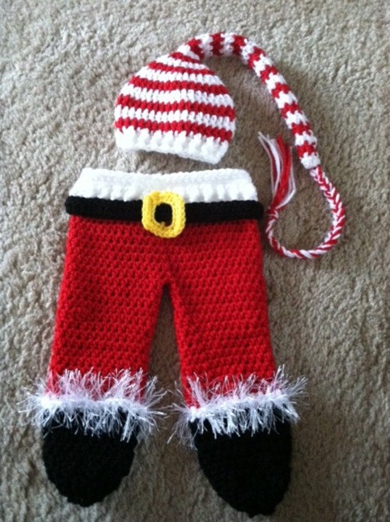 Baby Santa Hat and Leggings Pattern | Etsy