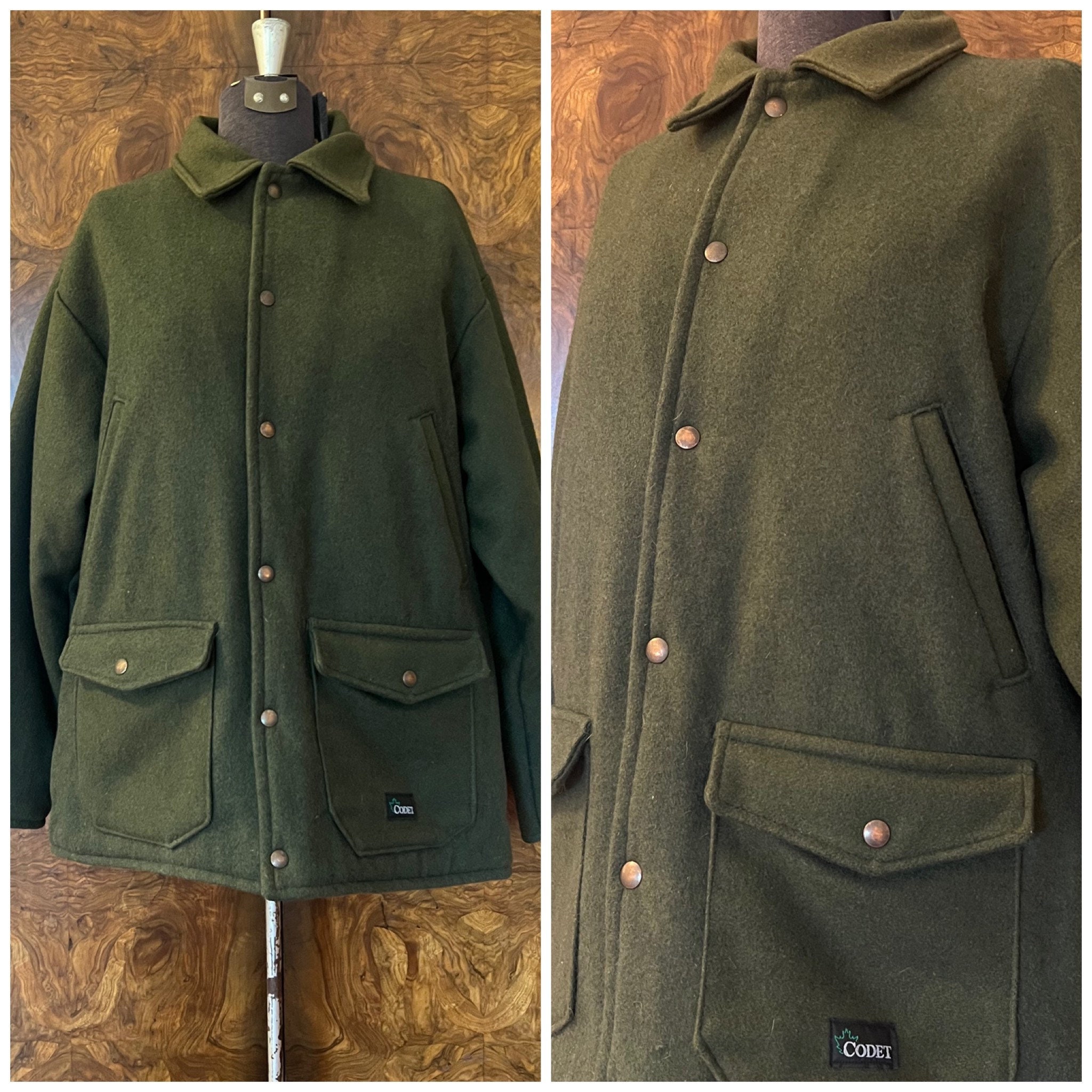 Codet wool top hunting jacket