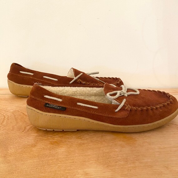 Vintage Hush Puppies Moccasins / 7 1/2-8 Women's … - image 4