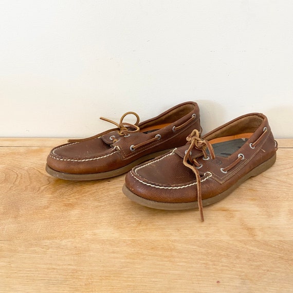 Vintage Sperry Topsiders / Men's 9.5 / Non Marking Soles Boat Shoes